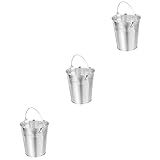 Yardenfun 3 Stück Grilltrommel Fettzubehör Eisenrauchergriff Metallrauchergrills Behälter Mit Campingofen Grillpellets Grillen Grillöl Liner Partikel Für