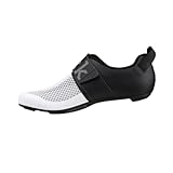Fizik Herren Transiro Hydra, Innovative Triathlon-Schuhe Wanderschuh, Weiß/Schwarz, 45 EU