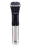 Heidenfeld WiFi Sous Vide Garer HF-SV300 - 𝟯 𝐉𝐀𝐇𝐑𝐄 𝐆𝐀𝐑𝐀𝐍𝐓𝐈𝐄 auf Sous Vide Stick - App Steuerung - 1.200 Watt - 8 - 10 Liter / Minute - 3600 U/m - Sous-Vide Garer (Silber)