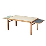 yixinzi-2024 Beistelltische Verstellbarer Couchtisch aus Holz, erweiterbare, ausziehbare Erweiterung for das Wohnzimmer