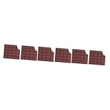 CAXUSD 6 Stk Haftnotiz Einzigartiger Notizblock Seite in Form einer duftenden Schokolade schokobons schreibutensilien Taschennotiz in Schokoladenform Duftendes Memo in Schokoladenform PVC