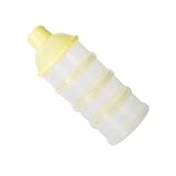 SECFOU 4 Lagiger Tragbarer Babynahrungsspender Abnehmbarer Milchpulverbehälter Ideal Für Die Aufbewahrung Von Babynahrung Und Snacks Auslaufsicher Und Stapelbar Perfekt Für