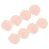 Toyvian Whisky Steine aus Kristall Edelstein 8 Wiederverwendbare Eiswürfelsteine für Whisky Cocktails Wein ohne Verwässerung Langlebig Geschenk für Männer und Väter