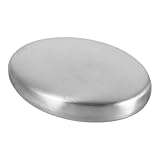 LOORGVEL Edelstahlseife zur Geruchsentfernung Kleine Metallseife für Hände Hautfreundlich Kompakt und Tragbar Spülmaschinenfest für Küche und Unterwegs Beseitigt Fisch Knoblauchgerüche