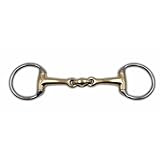 AMKA Olivenkopfgebiss doppelt gebrochen Argentan 16 mm