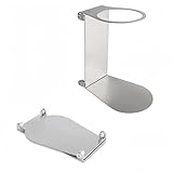 Faltbarer Kaffee-Tropfhalter, zum Übergießen, Kaffeefilterhalter, für vielseitiges Brühen, mit kegelförmigen Flachbodenfiltern