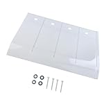 Milageto Fenstermarkise, Terrassenmarkise, Überdachung, Regen- und Schneeschutz, Türüberdachung, Fensterschutz für Terrasse, Garage, Wohnmobil, 40cmx35cm
