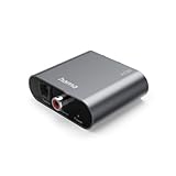 Hama Audio Konverter digital auf analog (zum Anschluss von HiFi Anlage, Verstärker, Kopfhörer, 2x digitaler Eingang optisch/koaxial, 1x analoger Ausgang Line Out, zum Nachrüsten für Flat TV etc.)