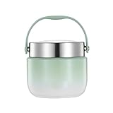 Generico Warmes Essen, 1200 ml Lunchbox für Sport, Fitnessstudio, tragbar, wasserdicht, für Fitnessstudio, Reisen, Wandern, Picknick, Getränke, Sport, Outdoor