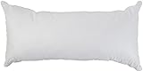 Newgen Medicals Wasserkopfkissen: 2in1-Wasserkissen mit Flauschiger Faserfüllung, Baumwollbezug, 40x80cm (Nacken Kissen, Rückenschläfer-Kissen, Bettwäsche)