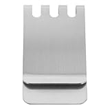 JOINPAYA Edelstahl Geldklammer Dünn mit Clip Minimalistischer Geldscheinhalter für Herren Langlebige Metallklammer für Bargeld und Karten Praktisches Zubehör für Alltag