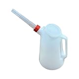 Ainiupi Öl-Messbecher, Benzinkanister, Kraftstofftank mit Ausgießer, flexibel, für Auto, Garage, Ölmessbehälter, 1,2 l, 2 l, 3 l, 5 l