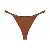 CHENWEIHAI Unterhosen ​Höschen Damen Unterhosen Seiden-Tangas Sexy Bikini Mit Niedriger Taille T-Rücken Weibliche Einfarbige G-String-Höschen L 04