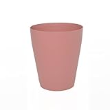 Sinoba Papierkorb Papiereimer Mülleimer Abfalleimer Kunststoff ideal für Kinderzimmer Büro Küche Höhe 26,5cm 12L (Rosa)