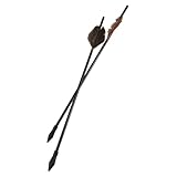 Kisangel 2St Holzpfeile in den Topf werfen Kinder werfen Spielzeug Topfpfeile werfen Pfeile für Flügel Wurfkrug Holzpfeil Pfeilwurfspielzeug Topfpfeil werfen Pot-Toss-Pfeile Gummi Black
