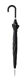 doppler Langschirm Carbonsteel Long Automatic Black – Großes Schirmdach – Robustes Gestell