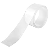 Jalan Transparent Dichtungsbänder Selbstklebend Klebebanddichtungen PET Acrylband Wasserdicht Isolierbänder für Badezimme Küche Toilette Ecke und Ränder feuchtigkeitsfest Anti-Kratzer, 50mm x 3M