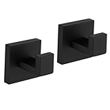 Badhaken für Handtücher, Handtuchhaken für Badezimmer | Kleiderhaken Wand Edelstahl | Platzsparender Haken mit 33lb Rolllast, Haken