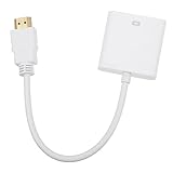 GAROZATION Vga-Kabel Videoausgangsadapter Zum Kabel Dual-Monitor-Adapter Heimkonverter Adapterkonverter Zum Adapter High-Definition-kabeladapter -kabeladapter Multifunktionsadapter Weiß Abs