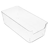 GLEAVI Notizblockhalter aus Transparentem Kunststoff Organizer Kasten für Schreibtisch Langlebiger Bürobedarf mit Glatter Oberfläche und Praktischem Aufbewahrungsfach