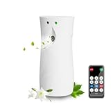 Sonhomay Automatischer Duftspender Automatischer Lufterfrischer Duftsprayspender mit Fernbedienung für Home Office Hotel (Weiß, 300ml)