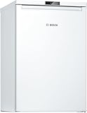 Bosch KTL15NWEB, Serie 2, Mini Kühlschrank, 106 L Kühlen + 14 L Gefrieren, 85 x 56 cm, MultiBox für Lagerung von Obst und Gemüse, LED-Beleuchtung, schneller kühlen mit Super Cooling, Weiß