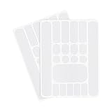 Biliant 2 Stück Fahrrad Rahmen Schutz Aufkleber, Fahrrad Schutzfolie, Rahmenschutzfolie Fahrrad, Lackschutzfolie Fahrrad, für Rahmenschutz Mountainbike Rennrad (Transparente)