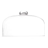 Glasglocke/Glashaube mit Knopf - Ø 27,5 cm - Höhe 15 cm - Kuchenhaube, Tortenglocke, Käseglocke, Glasabdeckung