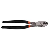 Kisangel Multifunktionaler Kabelabisolierer und Drahtschneider mit Ergonomischem Griff Leichtes Metall elektrowerkzeug für Elektriker Kompakt und Langlebig für Präzises Kabelentmanteln und