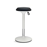 Ergotopia® Dykó ergonomischer Bürohocker - ergonomischer Sitzhocker mit Schwingeffekt - Sitzhöhe höhenverstellbar 56-83 cm - 360° drehbarer ergonomischer Hocker mit dynamischem Standfuß