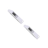 Cabilock 2st Grillthermometer Thermometer Küchensonde Fleisch Falten Grillfleisch Sonde Für Fleischtester Grilltemperaturanzeige Poolthermometer Ofen Weiß Rostfreier Stahl