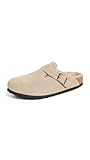 Birkenstock Herren Boston Soft Footbed, Taupe, 5-5.5 Narrow