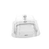 GREENADSCAPE Butter-käse-box Tierkreis-butterdose Käseplatte Steingut Körperbutter Butter Keeper Schale Käsesparer Emaille Gericht Tablett Buttermacher Butterhalter Nuss Rostfreier Stahl Silver