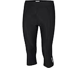 Ziener Damen Caralin X-Function Lady (3/4 Tights) Hose, Black, 36