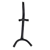 JOINPAYA 1stk Ständer Für Alt-tenorsaxophon Stand Dreibeiniger Trompetenständer Gitarren- Und Plattenständer Notenständer Taschensaxophon Tragbare Musik E-gitarrenständer Black