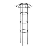 Schirmspalier - Vertikale Und Dekorative Rankhilfe Für Kletterpflanzen | Blumenturm Gestell Für Draußen,Für Kletterpflanzen Wie Weinrebe Rose Clematis Drachenfrucht Gurke Hortensie