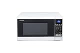 SHARP R670W 2in1 Mikrowelle mit Grill (20 L, 800 Watt, 1000 Watt Grill, 10 Leistungsstufen, 13 AutoCook-Automatikprogramme, Timer) / Weiß