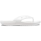 Crocs Unisex Classic Flip Zehentrenner, weiß, 42/43 EU