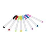 VILLCASE 1 Satz Löschbarer Whiteboard-marker Löschbarer Kugelschreiber Whiteboard-radierer Professionelle Zeichenstifte Whiteboard Stifte Abwaschbare Marker Malen Marker 8st