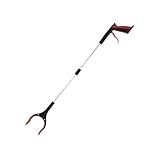 YKMYXZ Greifwerkzeug Faltbarer Greifer Pickup Tool mit 360° drehbarer Backe & Magnetgreifer Greifhilfen(Rosso)
