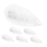 Lurrose 1 Satz Korrekturband Magnetband Weißes Klebeband Bürobedarf White Out Tape Pen White Out Korrekturapplikator Büroband Radierband White Out Transparenter Kunststoff 6 Stück