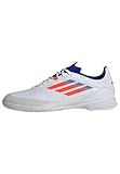 adidas Unisex F50 League Football Boots Indoor Fußballschuhe, Cloud White/Solar Red/Lucid Blue, 37 1/3 EU