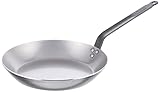 de Buyer - Bratpfanne CARBONE PLUS aus Carbonstahl - 30 cm - 5110.30, Silber