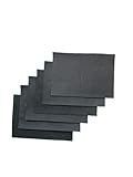 HAPPER STUDIO Rindsleder 1,7 mm Pull-Up Crazy Horse Leder. Echtlederblätter für Basteln. (A5 (148 x 210mm), Schwarz, 1)