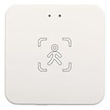für Zigbee mmWave Sensor für Smart Home, 10 m Erfassungsreichweite, 360° Präsenzerkennung, Kompatibel mit Studvin App, Weiß(Zig-bee Version)