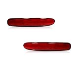 Truvix Rücklicht für den Kofferraum hinten Für Mini Für Cooper Für Clubman R55 2008-2014 Heckstoßstangenreflektor Bremsrückleuchten Blinker Für Signal(Rot)