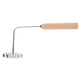 BESTonZON Rosette Timbale Set Aluminium Waffelformen mit Holzgriff Hausgemachte Schwedisch Teigform Ausstechformen Waffeleisen Waffelb?ckerei Spreewaldschleifen Set f¨¹r Rosette Bunuelos Kekse