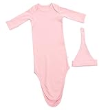 ANDRESLAD Schlafsack Babydecke aus Musselin Babywickel 0-3 Monate schlafsäcke Schlafanzug Pyjamas Wickeldecken für Babys Wickeltuch für Jungen Reine Baumwolle Rosa