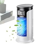 Tragbare Klimageräte – persönlicher Ventilator Verdunstungsluftkühler | einstellbare Geschwindigkeiten – Tank 300 ml – leise für Büro, Zuhause und Reisen