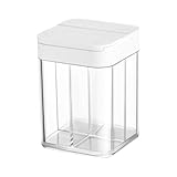 Gewürzbehälter – auslaufsichere Reise-Gewürzgläser, kompakte Aufbewahrung, transparente tragbare Behälter für Outdoor-Kochen, Grillen, Wandern, Picknick, Camping, Küche und platzsparende Organisation